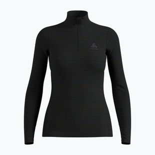 Damen-Funktionssweatshirt ODLO Merino 200 Bl Top Turtle Neck black
