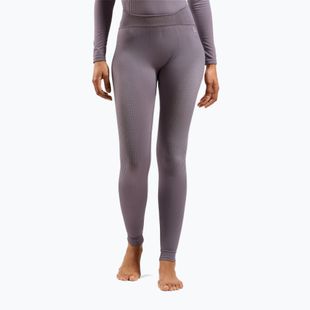 Thermoaktive Hose Damen ODLO Performance Warm Bl Bottom Long gray ridge