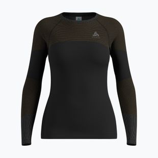 Damen Thermo-Longsleeve ODLO Fundamentals Performance Warm Bl Top Crew Neck black