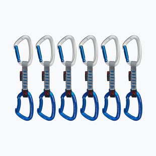 Mammut Crag Keylock Indikator Klettern Express Set 6 Stück Silber Ultramarin