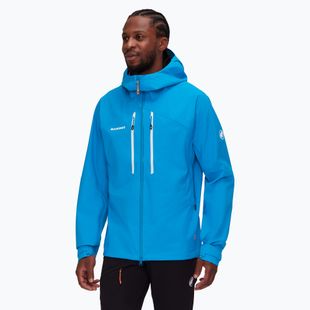 Mammut Herren Regenjacke Taiss HS Hooded gletscherblau
