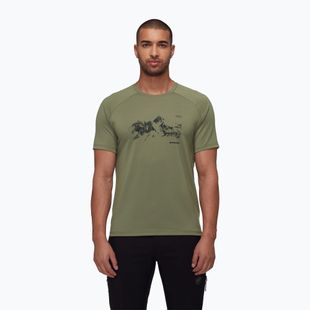 Mammut Mountain 8035m Herren-T-Shirt Sumpf