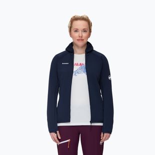 Damen-Trekkingsweatshirt Mammut Aconcagua ML Hooded Jacket Women marine