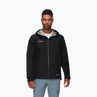 Herren-Regenjacke Mammut Crater Light HS Hooded Jacket Men black