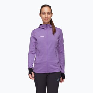 Mammut Damen-Trekking-Sweatshirt Taiss Light ML Hooded lavandin schwarz