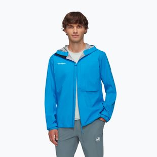 Mammut Ducan Light HS Hooded Herren Regenjacke gletscherblau