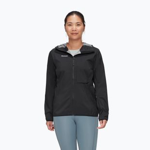 Damen Regenjacke Mammut Ducan Light HS Hooded schwarz