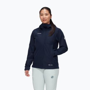 Mammut Treeline Light HS Hooded marine Damen Regenjacke