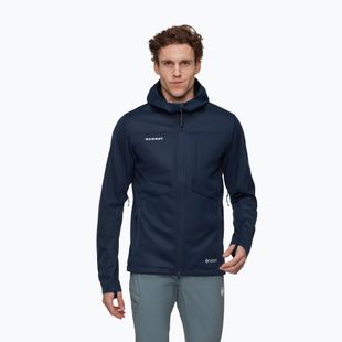 Herren-Softshelljacke Mammut Ultimate VIII Softshell Hooded navy