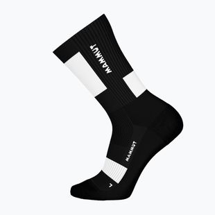 Socken Mammut Mountaineering Lightweight Merino Crew black/white