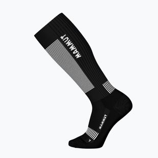 Socken Mammut Mountaineering Compression Knee Socks black/white