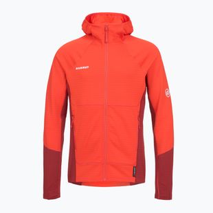 Herren Sweatshirt Mammut Taiss ML Hooded mammut red/dark mammut