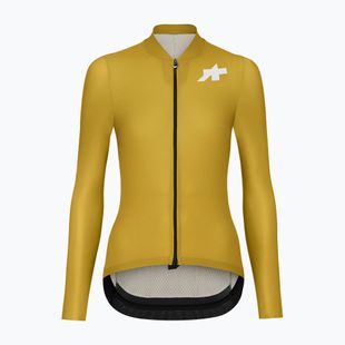 Damen Fahrrad-Langarmshirt ASSOS Uma GT S11 EVO In golden yellow