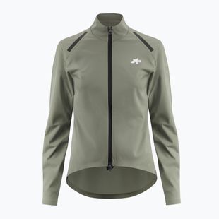 Damen-Fahrradjacke ASSOS Mille GT Shell S11 Evo edge green