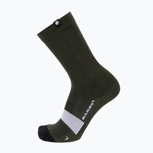 Socken Mammut All Mountain Targeted Cushion Merino Crew dark marsh/white