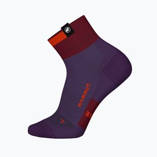 Socken Mammut Hiking Merino Quarter Socks paloja/dark mammut red
