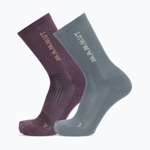 Socken Mammut Multisport Crew Socks 2 pack paloja/strata