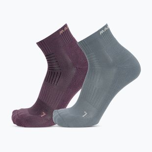 Socken Mammut Multisport Quarter Socks 2 pack paloja/strata
