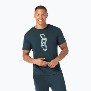 Herren T-Shirt super.natural Carabineri Tee blueberry/vapor grey