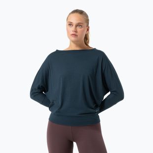 Damen-Longsleeve super.natural Kula Top blueberry