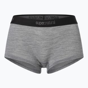 Damen Thermo-Boxershorts super.natural Tundra 175 Boyfriend Hipster cashmere grey melange