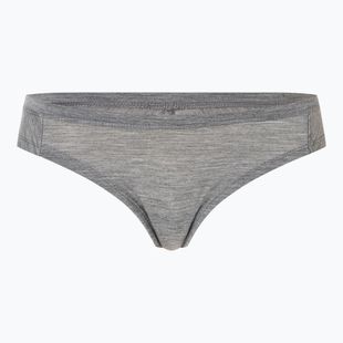 Damen Thermounterwäsche Slip super.natural Tundra 175 Thong Kaschmir Grau Melange