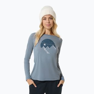 Damen-Longsleeve Super.Natural Gondola flint stone/various