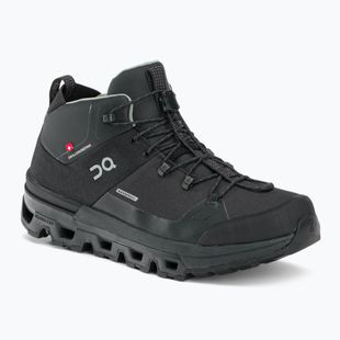 Damen-Trekkingschuhe On Cloudtrax Wasserdicht schwarz 3WD10880553