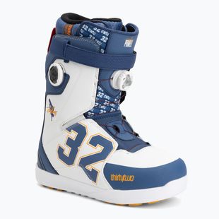 Herren Snowboard-Boots ThirtyTwo Lashed Double Boa Zeb ʼ25 navy/white