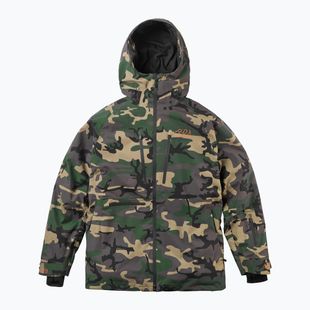 Herren-Snowboardjacke ThirtyTwo TM Recycled X Fava camo