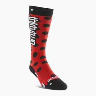 Damen Snowboardsocken ThirtyTwo Merino red/black