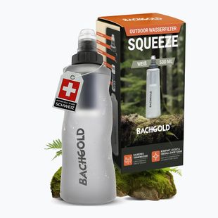 Outdoor-Trinkflasche mit Filter Bachgold Squeee 500 ml white