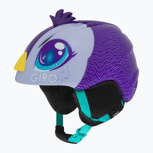 Giro Launch Plus lila Pinguin Kinderskihelm