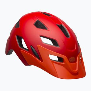 Bell Sidetrack Integrated MIPS Jr Kinder Fahrradhelm matt rot/orange