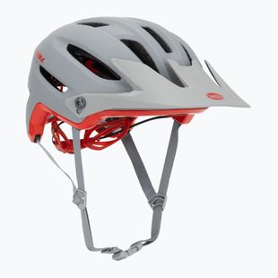 Fahrradhelm Bell 4Forty Integrated MIPS matt glänzend grau/karminrot
