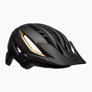 Bell Sixer Integrated MIPS Fasthouse Fahrradhelm matt glänzend schwarz/gold