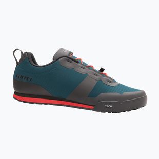 Plattform-Fahrradschuhe Herren Giro Tracker Fastlace harbor blue/bright red