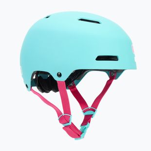 Giro Dime FS matt schreiend teal Kinder Fahrradhelm