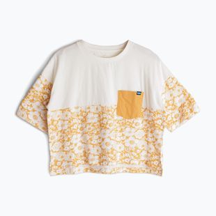KAVU Damen-T-Shirt Bondi gold bloom