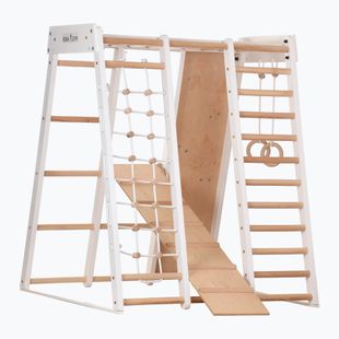 Gymnastikrahmen aus Holz RINAGYM 5M-UPNW-SEGH weiß