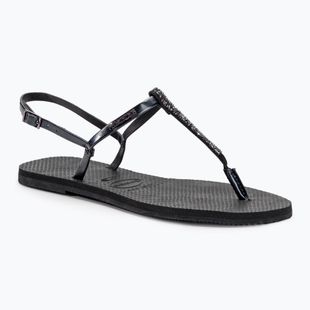 Havaianas You Riviera Sandalen Kristall schwarz