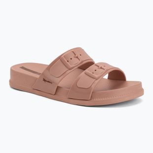 Damen-Pantoletten Ipanema Leme Slide pink/brown