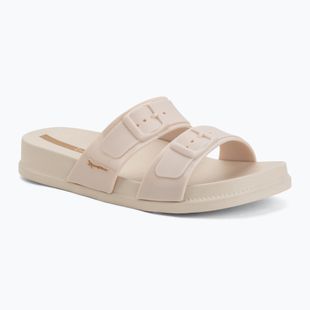 Damen-Pantoletten Ipanema Leme Slide beige/black