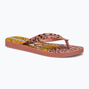 Ipanema Safari Fun Kinder Pantoletten rosa und gelb 26851-AF801