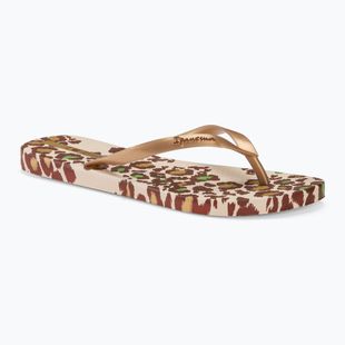 Flip-Flops Damen Ipanema Animale Print III beige/gold