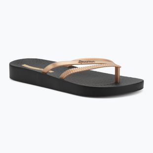 Damen Ipanema Bossa Soft V schwarz/gold Flip Flops