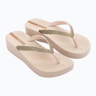 Damen Ipanema Mesh Chic Plat beige/glitter flip flops