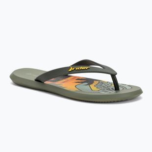 Herren RIDER R1 Energy VII grün/orange/gelb Flip Flops