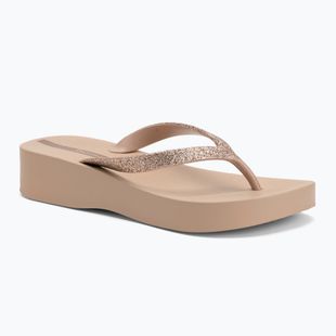 Ipanema Damen Flip Flops Mesh Chic Plat beige/glitter beige