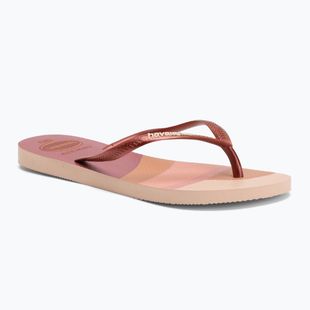 Damen Havaianas Slim Palette Glow Ballett-Flip-Flops rosa